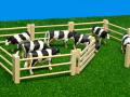 Set de barrieres en bois échelle 1:32 - Kids Globe Farmer - 610667