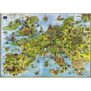 Puzzle 4000p Triangular United Dragons Europe Heye - Heye - 8854