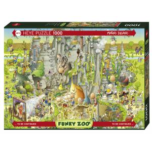 Puzzle 1000p Funky Zoo Jurassic Habitat Heye - Heye - 29727