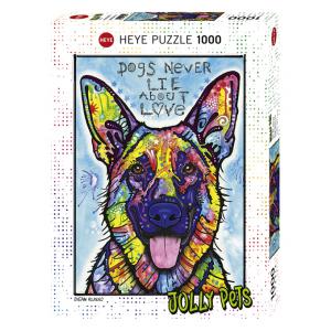 Puzzle 1000p Jolly Pets Dogs Never Lie Heye - Heye - 29732