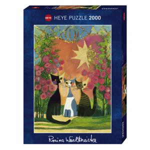 Puzzle 2000 pièces wachtmeister roses - Heye - 29721