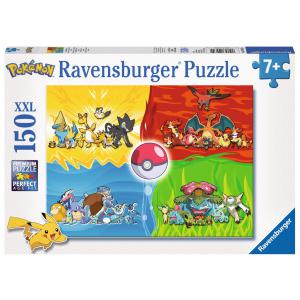 Puzzle 150 pièces XXL - Les différents types de Pokémon - Pokemon - 10035