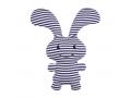 Funny Bunny Doudou Hochet - Marinière 24Cm - Trousselier - V1099 96