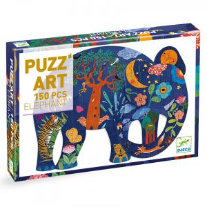 Puzz'Art - Eléphant - 150 pcs - FSC MIX - Djeco - DJ07652