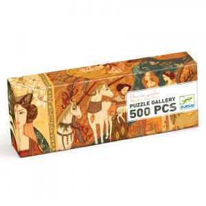 Puzzle Gallery - Unicorn garden - 500 pcs - FSC MIX - Djeco - DJ07624
