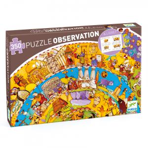 Puzzles observation - Histoire - 350 pcs + livret - Djeco - DJ07470