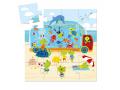 Puzzle silhouette - L'aquarium - 16 pcs - Djeco - DJ07266