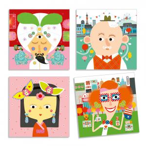 Stickers pour les petits - Tous différents - Djeco - DJ08934