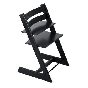 Chaise Tripp Trapp noir en bois de hêtre (Black) - Stokke - 100103