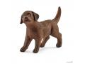Figurine Chiot Labrador Retriever - Dimension : 4,9 cm x 1,6 cm x 3,4 cm - Schleich - 13835