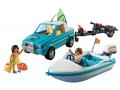 Voiture  avec bateau et moteur submersib - Playmobil - 6864