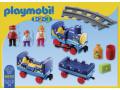 Train étoilé avec passagers et rails - Playmobil - 6880