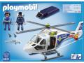 Hélicoptère de police avec projecteur de - Playmobil - 6921