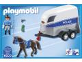 Policière avec cheval et remorque - Playmobil - 6922