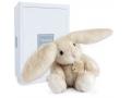 Fluffy - lapin ecru petit modèle - taille 27 cm - boîte cadeau - Histoire d'ours - HO2733