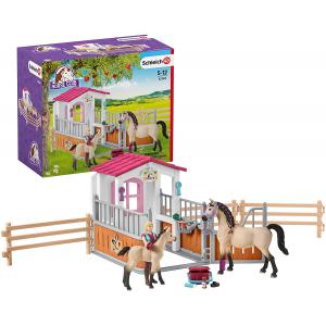 Schleich - 42369 - Box avec chevaux arabes (334690)