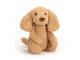 Peluche Bashful Toffee Puppy Medium - L: 9 cm x l : 12 cm x H: 31 cm