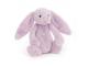 Peluche Bashful Lilac Bunny Small - L: 8 cm x l : 9 cm x H: 18 cm