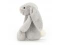 Peluche Bashful Silver Bunny Small - L: 8 cm x l : 9 cm x H: 18 cm - Jellycat - BASS6BS