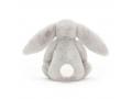 Peluche Bashful Silver Bunny Small - L: 8 cm x l : 9 cm x H: 18 cm - Jellycat - BASS6BS
