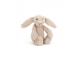 Peluche Bashful Beige Bunny Baby - H: 13 cm