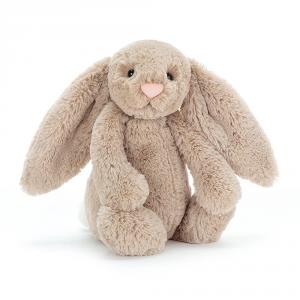 Peluche Bashful Beige Bunny Medium - L: 9 cm x l : 12 cm x H: 31 cm - Jellycat - BAS3B