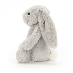 Peluche Bashful Silver Bunny Medium - L: 9 cm x l : 12 cm x H: 31 cm - Jellycat - BAS3BS