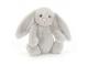 Peluche Bashful Silver Bunny Medium - L: 9 cm x l : 12 cm x H: 31 cm