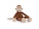 Peluche Slackajack Monkey Small - l : 10 cm x H: 33 cm