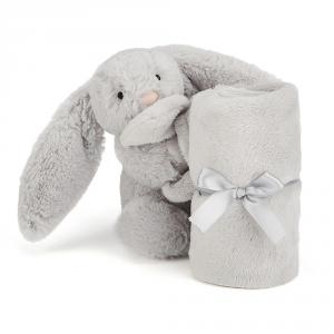 Bashful Silver Bunny Soother - L: 9 cm x l : 34 cm x H: 34 cm - Jellycat - SO4BS