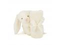 Peluche Bashful Cream Bunny Soother - 34 cm - Jellycat - BB4BC
