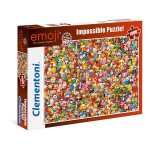 Clementoni - 39388 - Puzzle Impossible Puzzle 1000 pièces - Emoji (337512)