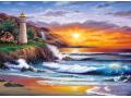 Puzzle 1000 pièces  - Lighthouse at sunset - Clementoni - 39368