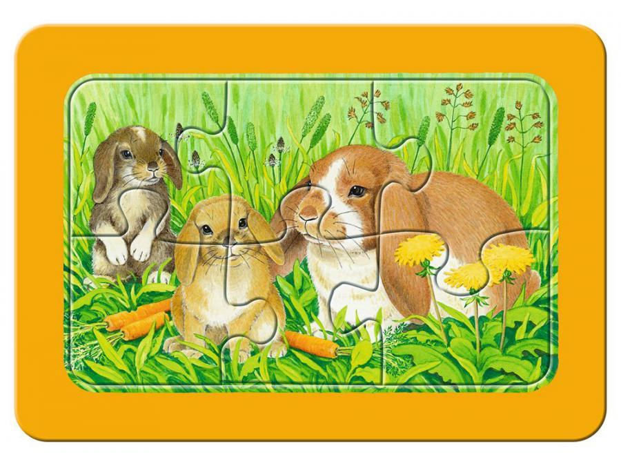 Ravensburger - Mes premiers Puzzle 3 x 6 pièces - Mes animaux de compagnie  préférés