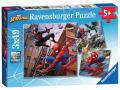 Puzzles enfants - Puzzles 3x49 pièces - Spider-man en action - Ravensburger - 08025