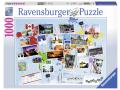 Puzzle 1000 pièces - Voyage autour du monde - Ravensburger - 19643