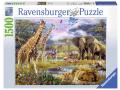 Puzzle 1500 pièces - Afrique multicolore - Ravensburger - 16333