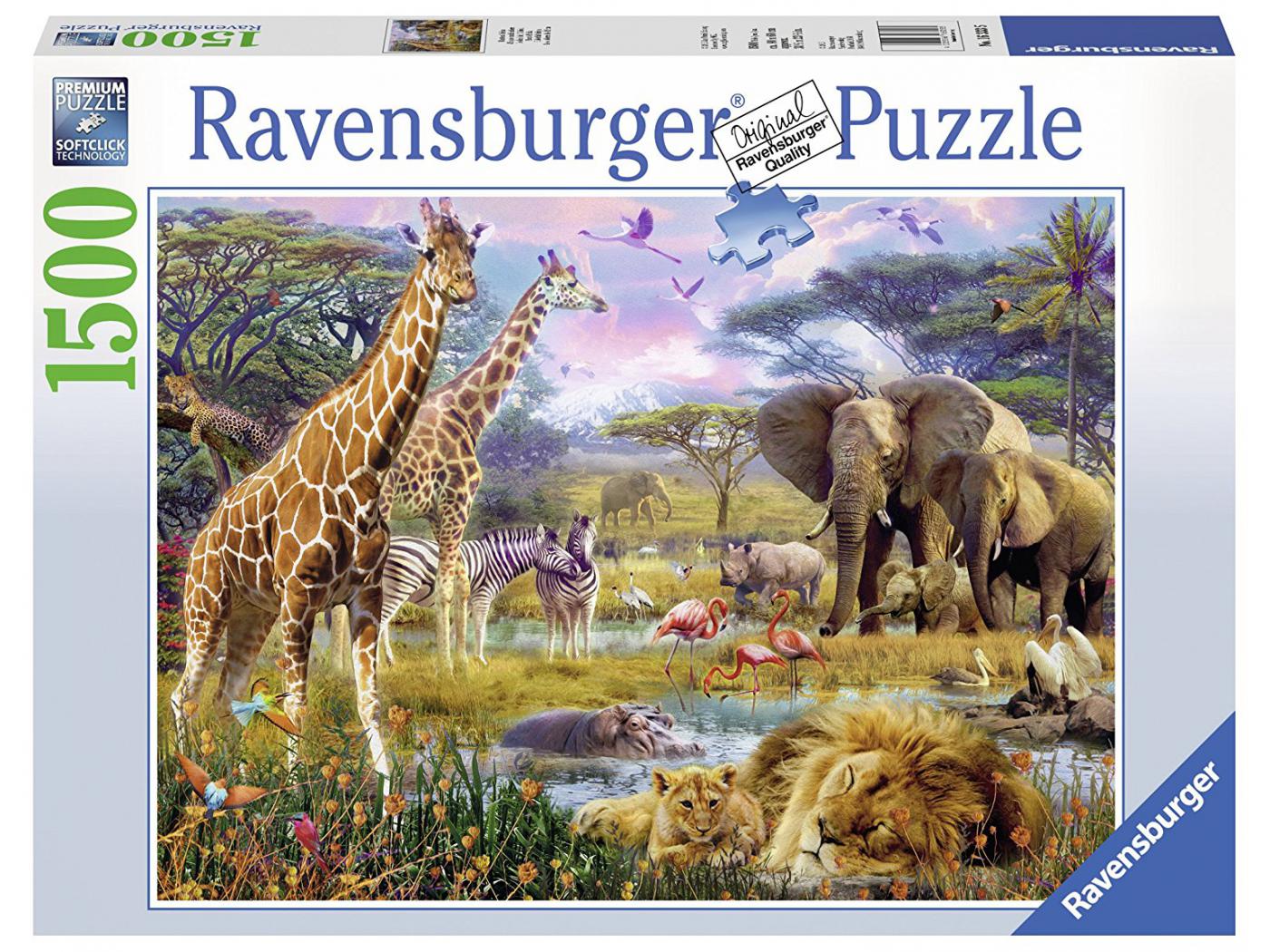 Ravensburger - Puzzle 1500 pièces - Afrique multicolore