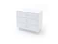 Commode Merlin 3 tiroirs base SPARROW blanc - Oeuf NYC  - 3701100702470