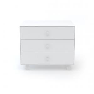 Commode Merlin 3 tiroirs base SPARROW blanc - Oeuf NYC  - 3701100702470