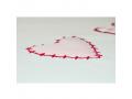 Housse de couette hearts checks pink 120 x 150 - Taftan - DM-181