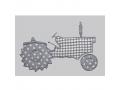 Housse de couette tractor farm grey 100 x 135 - Taftan - DS-4410