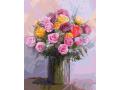 Peinture aux numeros - Bouquet de roses pastel 40x50cm - Schipper - 609130749