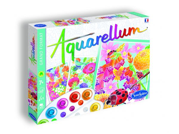 Aquarellum dans les fleurs