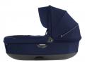 Nacelle complète : Base grise - habillage et capote Bleu Profond pour poussette Trailz - Stokke - 282309
