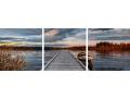 Peinture aux numéros - Lever du soleil sur le ponton du lac 40x120cm - Schipper - 609470754