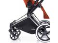 Poussette Priam Chrome LUXE  Autumn Gold - burnt red roues light - Cybex - BU06