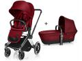 Poussette Priam Chrome LUXE Complète  Infra Red - red roues trekking (mixte) - Cybex - BU70
