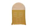 coussin House 47cm ocre - rose - Camomile London - C20GP