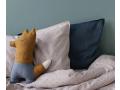 coussin Foxy 29 cm ocre - carreaux chambray - Camomile London - C30G-
